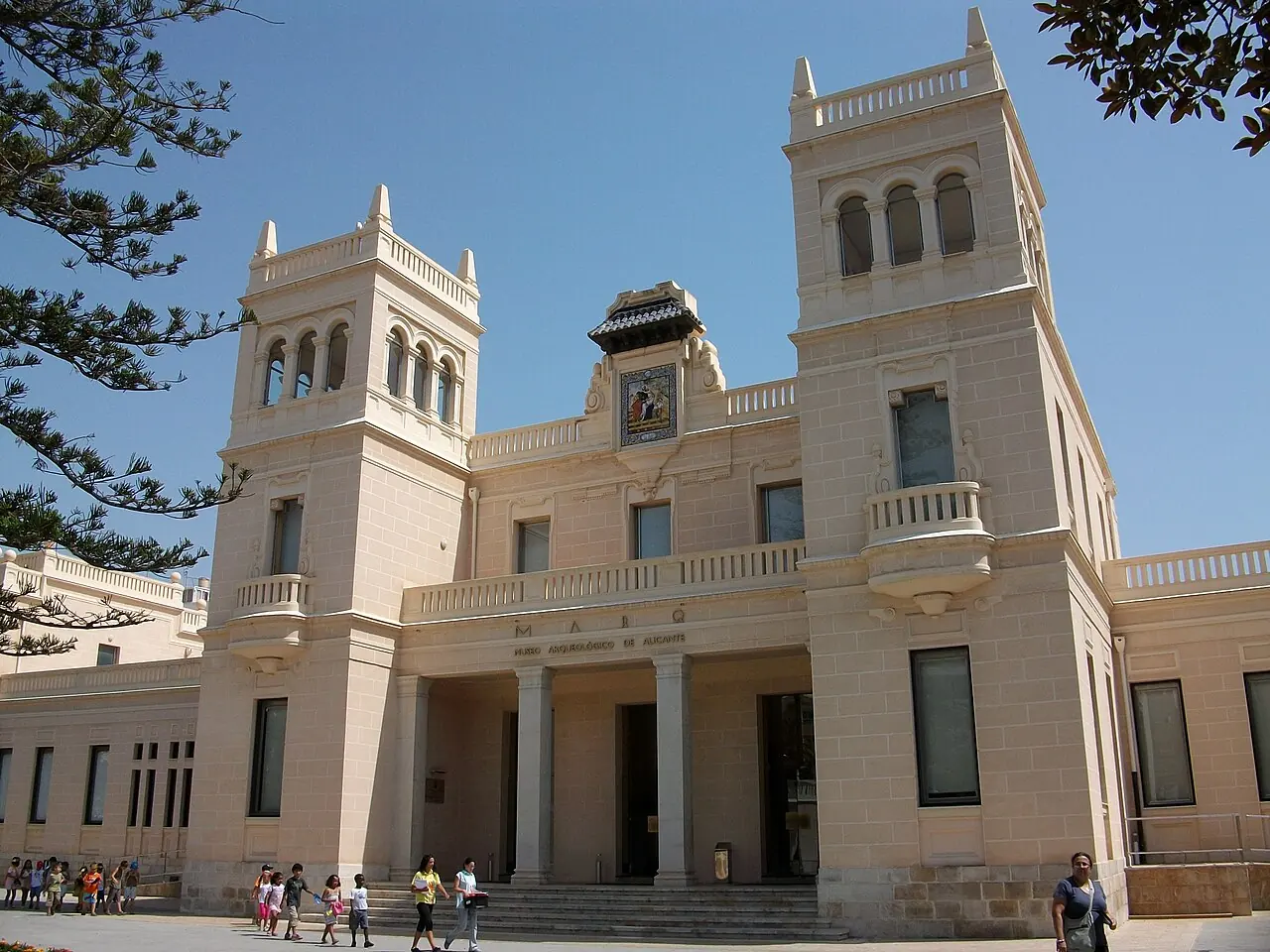 The historic building housing Alicante's MARQ archaeological museum