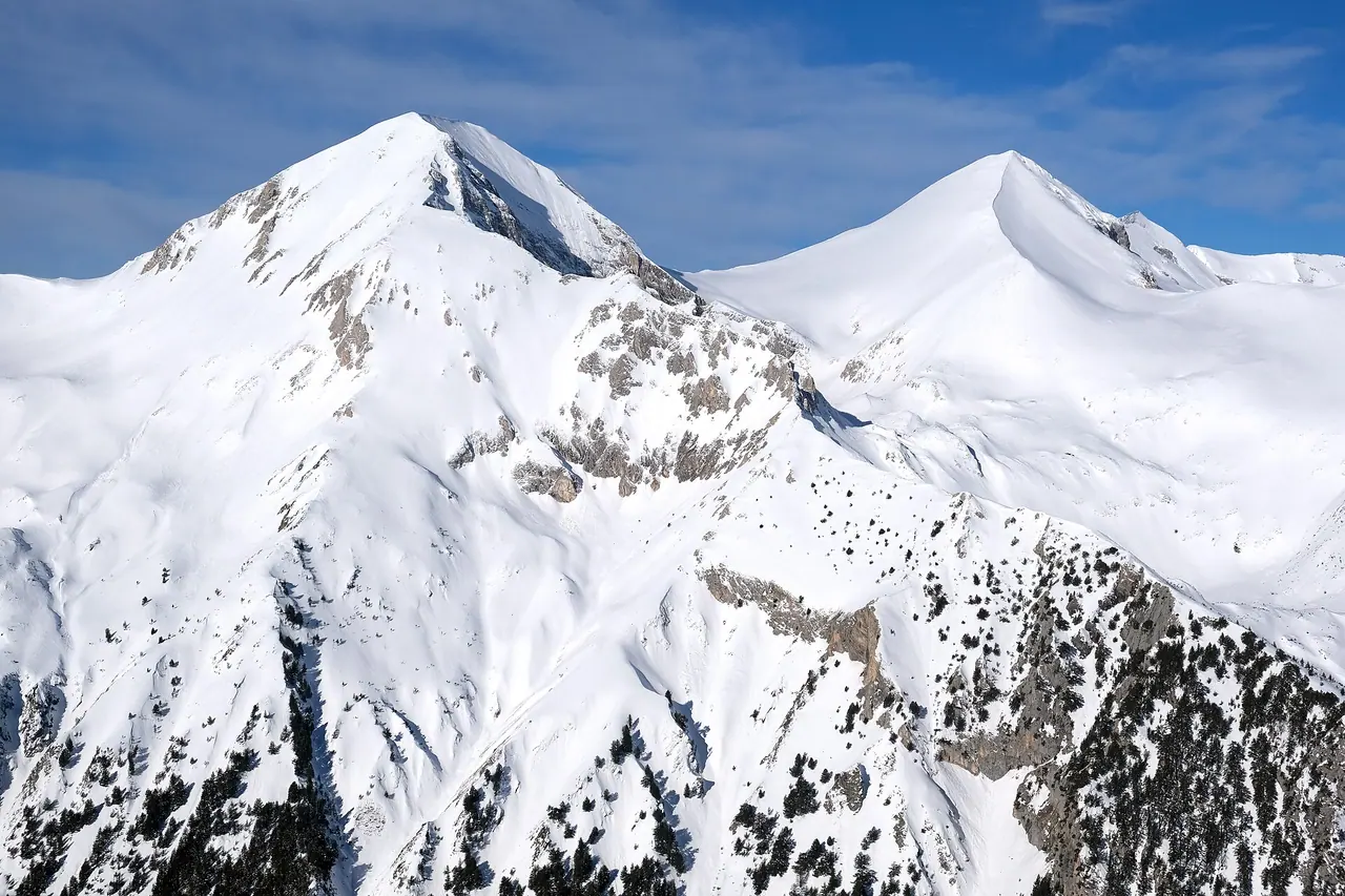 Domaine skiable dans le décor montagneux du Pirin, au-dessus de Bansko