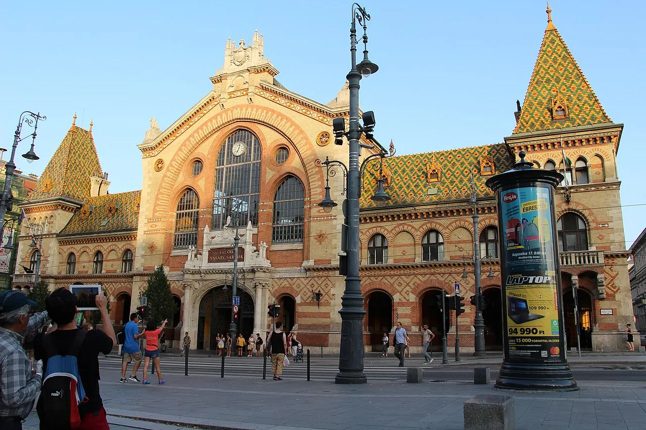 The Great Market Hall building in Budapest