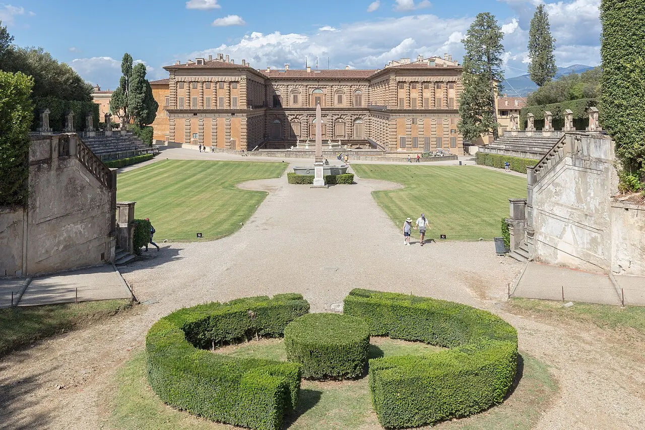 Formal paths, greenery and sculpture in Florence's Boboli Gardens