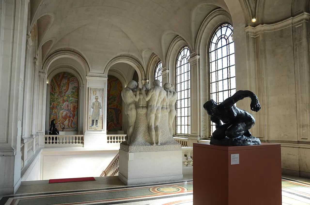 Rodin sculpture in a light-filled gallery of Geneva’s Museum of Art and History