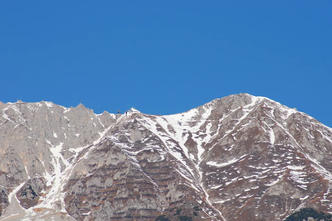 Hafelekarspitze and the surrounding Nordkette terrain