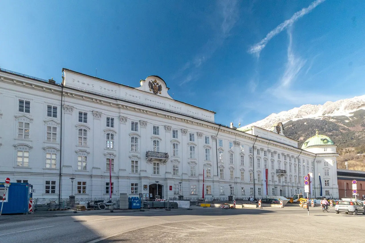 The exterior of Innsbruck's Imperial Palace