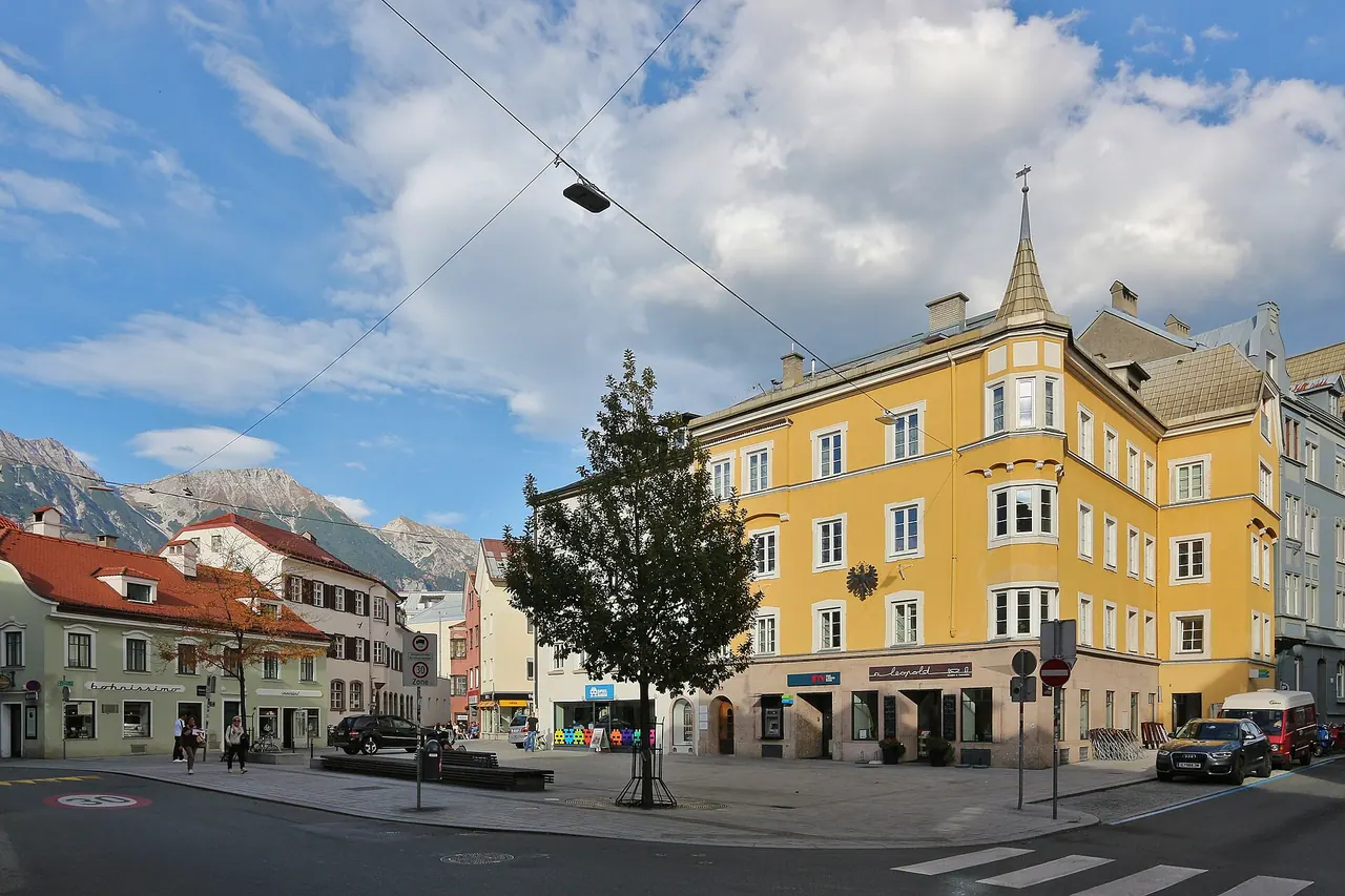 Wiltener Platzl in Innsbruck's Wilten district