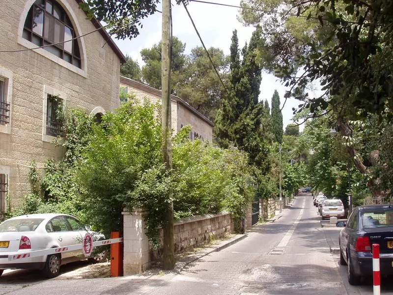 Cremieux Street in Jerusalem's German Colony