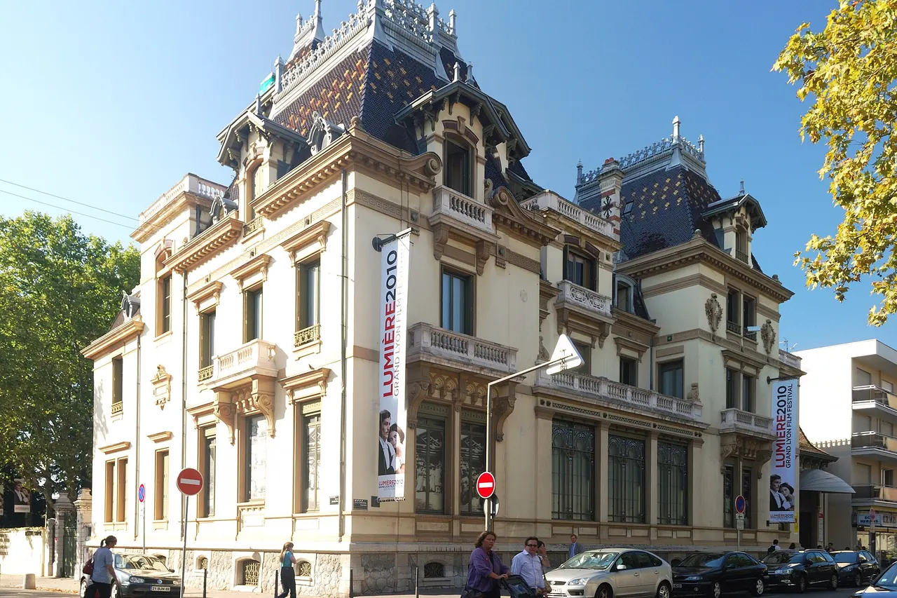 Historic villa housing the Musee Lumiere at the Institut Lumiere in Lyon