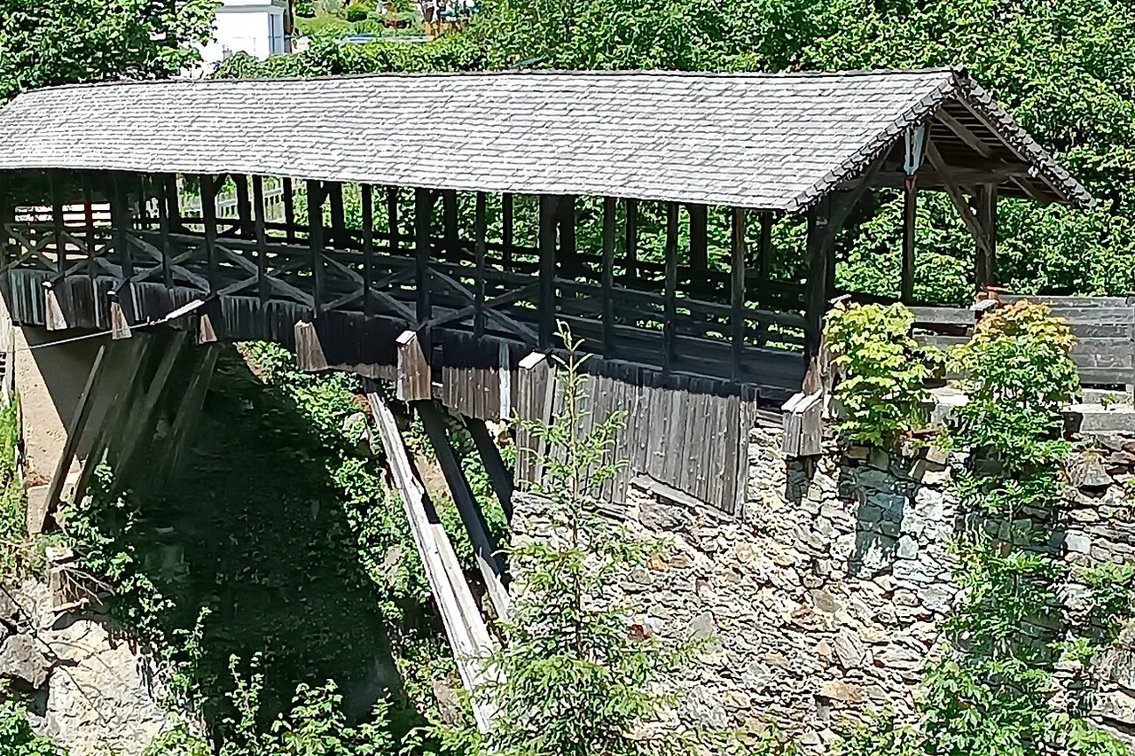 Historic bridge in Finkenberg