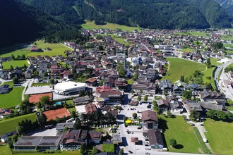 Mayrhofen village in the Zillertal