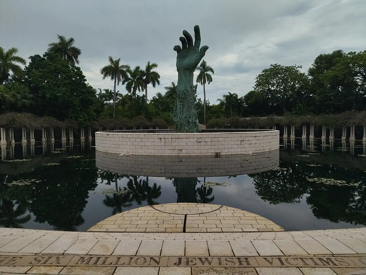 The sculptural Holocaust Memorial in Miami Beach