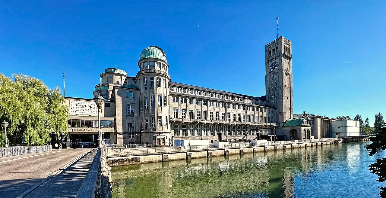 The Deutsches Museum's riverside building on Munich's Museum Island