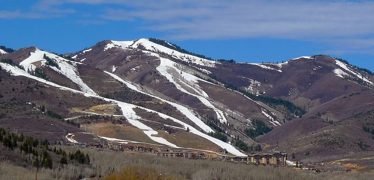 Basis des Skigebiets Canyons und Skiberge in Park City