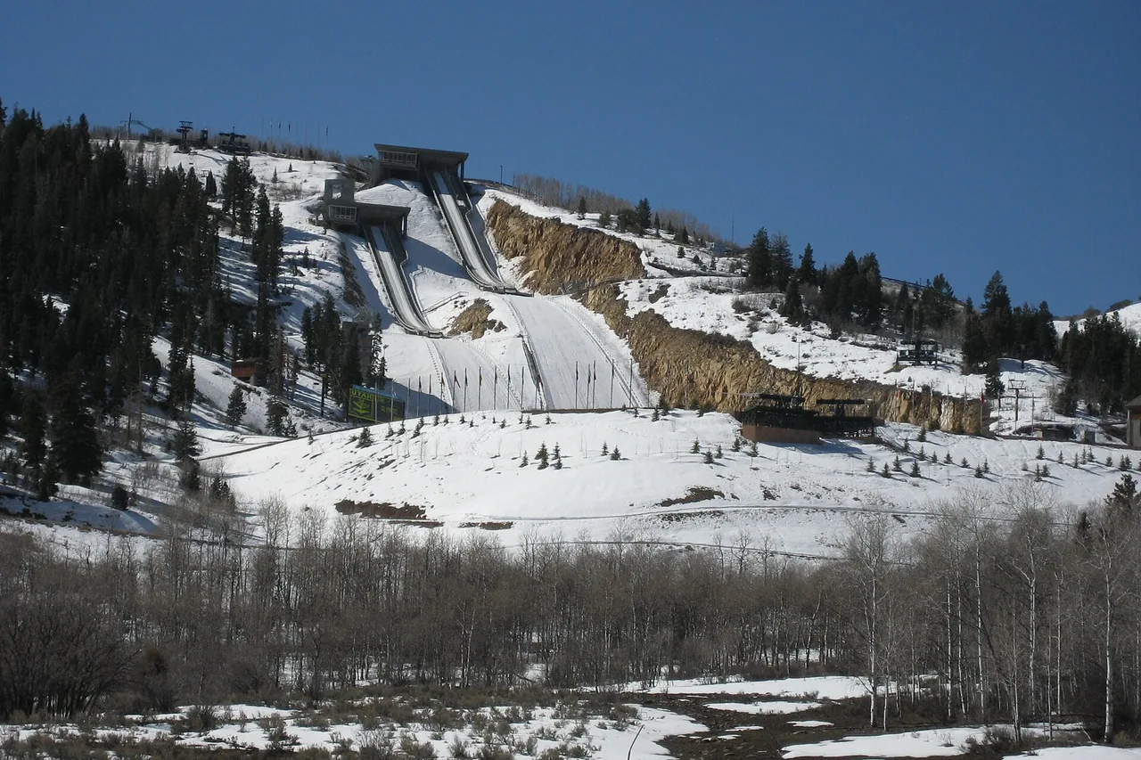Die Sprungschanzen im Utah Olympic Park