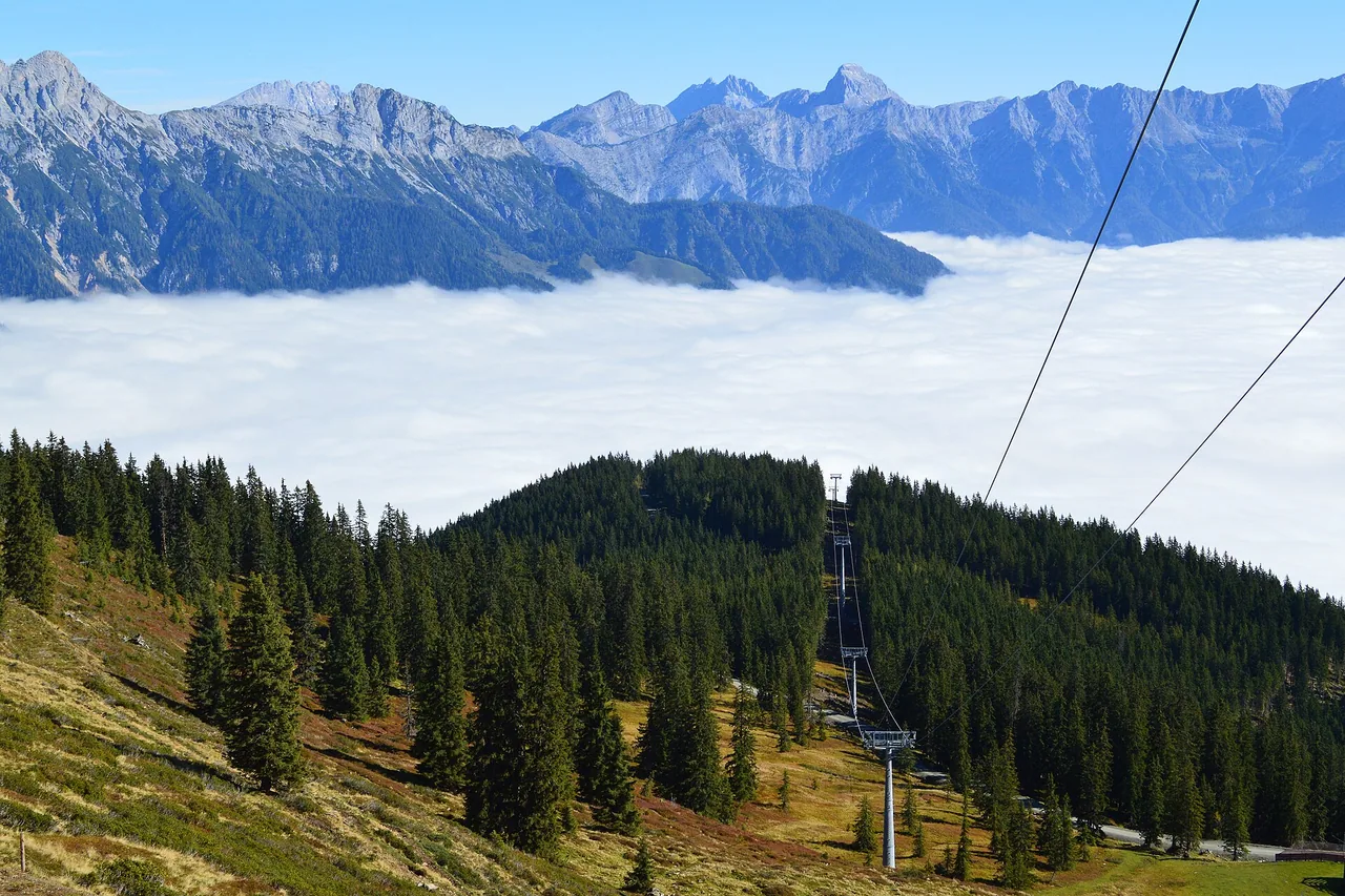Berglandschaft am Asitz über Leogang