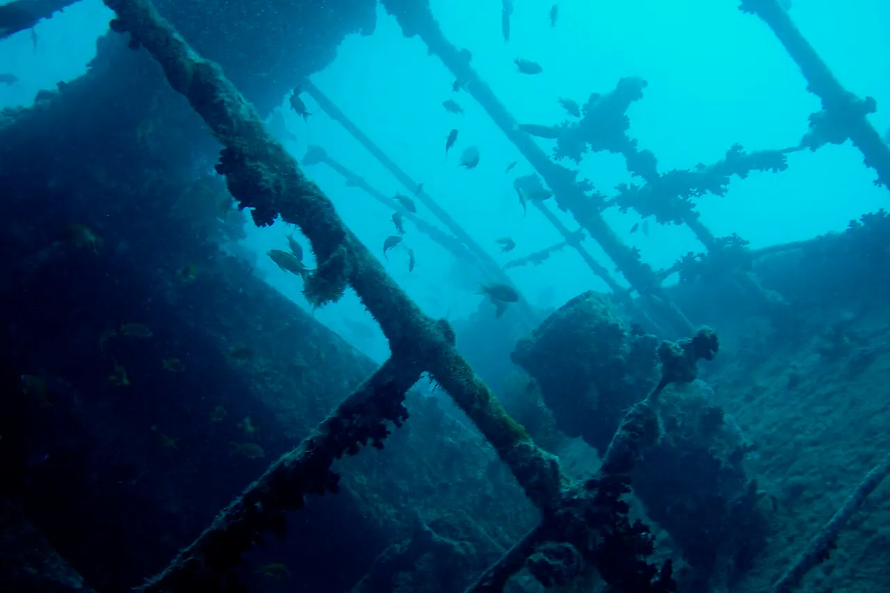 Underwater stern of the SS Thistlegorm wreck