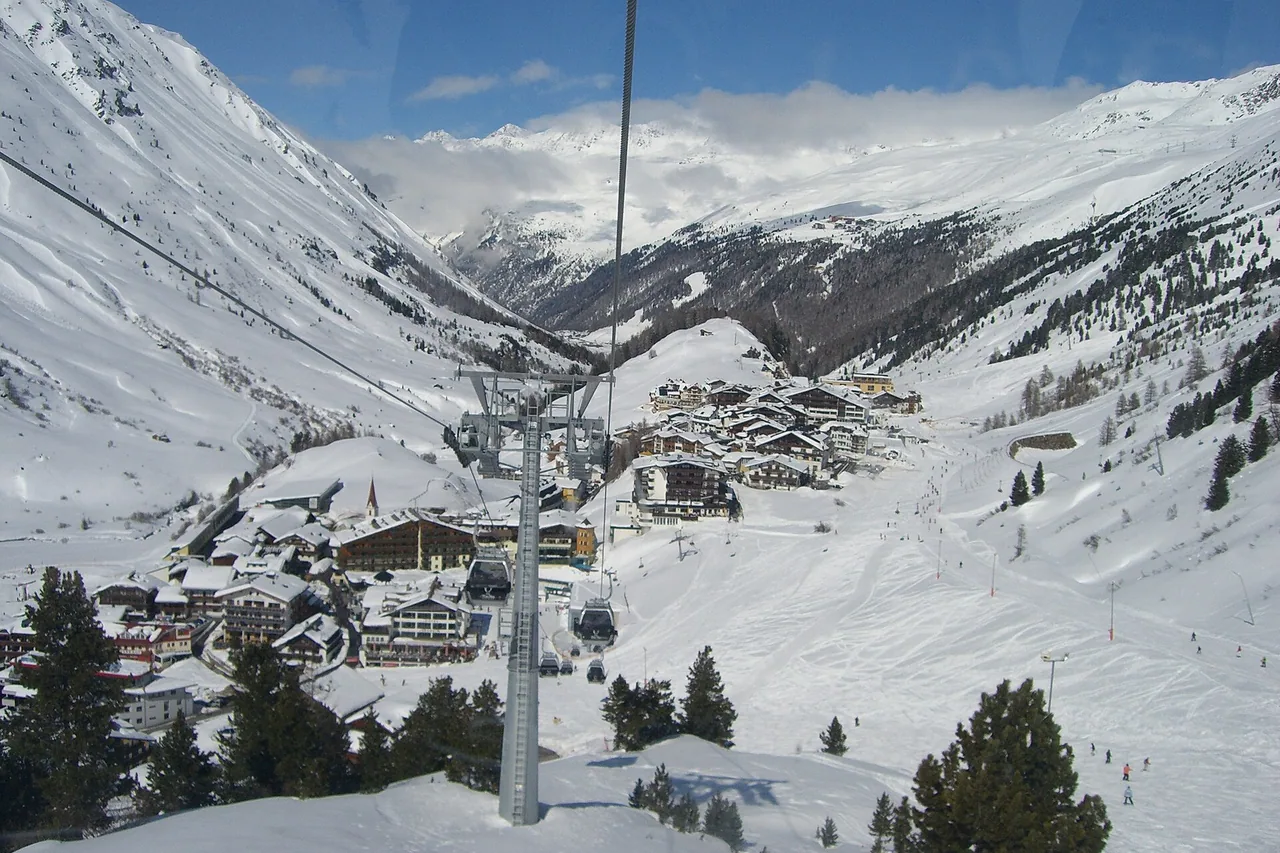 Das Dorf Obergurgl im Gurgler Tal