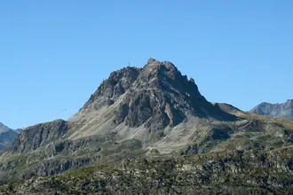 Der Rocher de Bellevarde über Val d'Isère