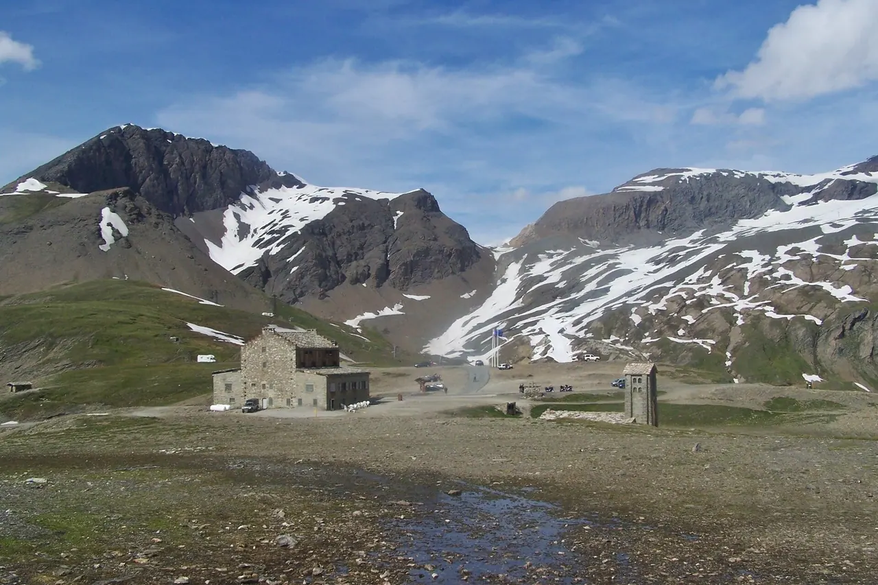 Die Passlandschaft am Col de l'Iseran
