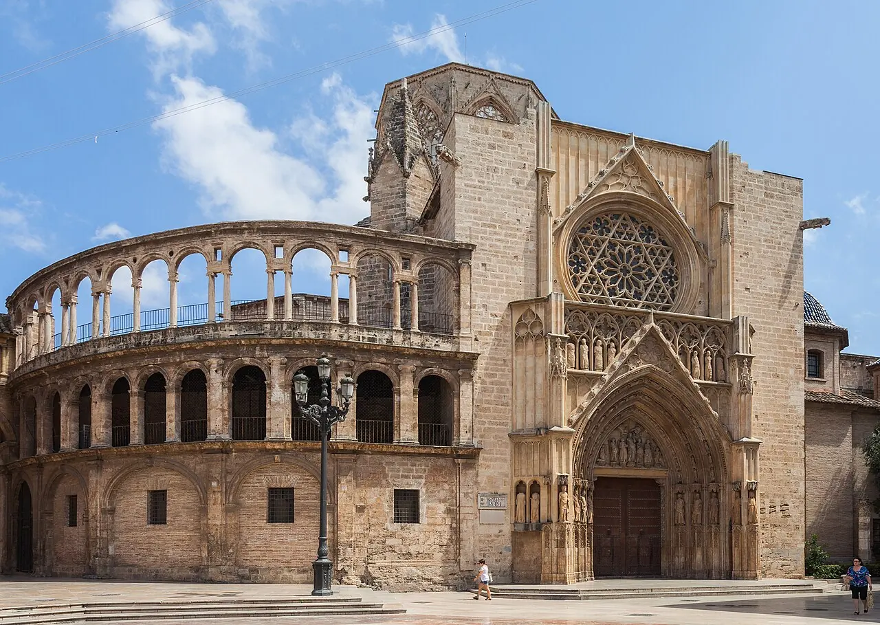 Valencia Cathedral and its surrounding square