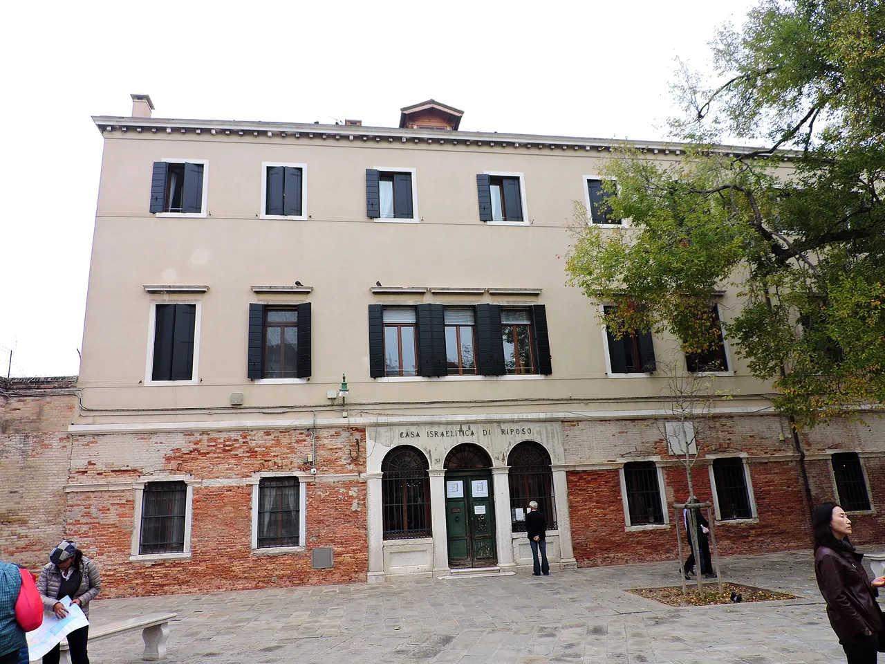 Casa Israelitica di Riposo on Campo del Ghetto Nuovo in Venice's Cannaregio district