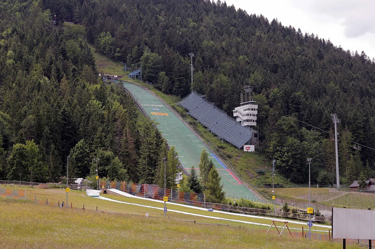 Die Skisprungschanze Wielka Krokiew in Zakopane